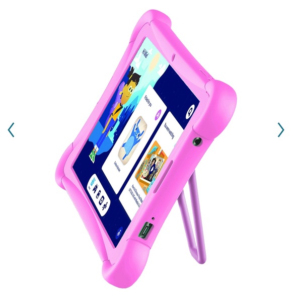 Google Kids Space 10” 64 GB Kids' Shatterproof Tablet w/ Bumper Case Kickstand - Picture 4 of 9